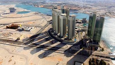 Reem Island takes shape in 2012. Ravindranath K / The National