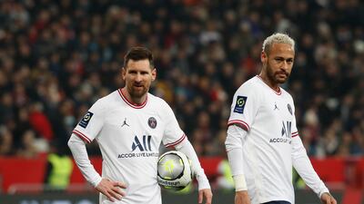 Lionel Messi and Neymar will be key players in the second leg of PSG's Champions League showdown with Real Madrid in Spain on Wednesday night. EPA