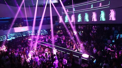 The interior of O1NE on Yas Island.