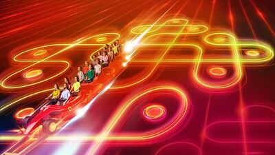 Ferrari World Abu Dhabi is gearing up to celebrate the ‘Festival of Lights’. Courtesy Ferrari World Abu Dhabi