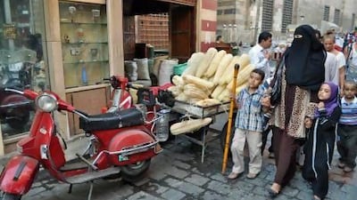 A busy street in Cairo. Rosemary Behan / The National