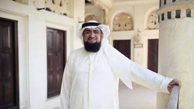 Rashad Bukhash at his workplace in the architectural heritage department of Dubai Municipality in Bastakiya, Dubai. The FNC member’s appreciation of history has turned the spotlight on UAE’s heritage. Sarah Dea / The National
