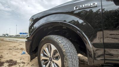 The 2018 Ford F-150 in Abu Dhabi. Leslie Pableo for The National