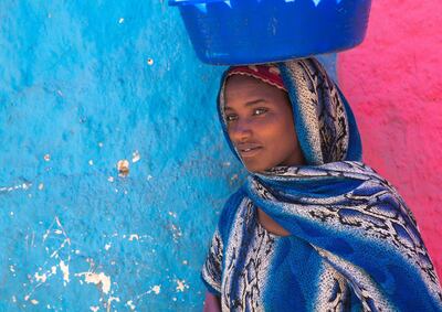 A woman in the local market. Getty