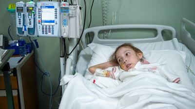 When she arrived, her face was hollowed out by malnutrition and her teeth were yellow. Ahmed Ramzan for The National