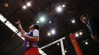 Malaysia’s Khairol Zaman in action against The Philippines during their semi final match. Asia Sports Ventures / Action Images via Reuters