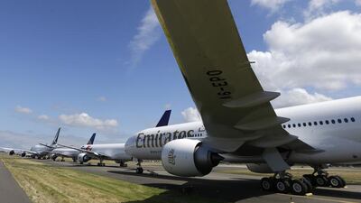 An Emirates Airline Boeing 777, which can hold 15 tonnes of cargo per flight. Ted S Warren / AP Photo