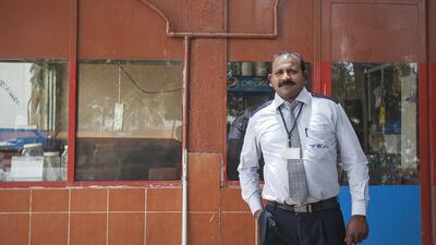 Sunil Thampy, 36, from India, works for Emirates Taxi. Mona Al Marzooqi/ The National