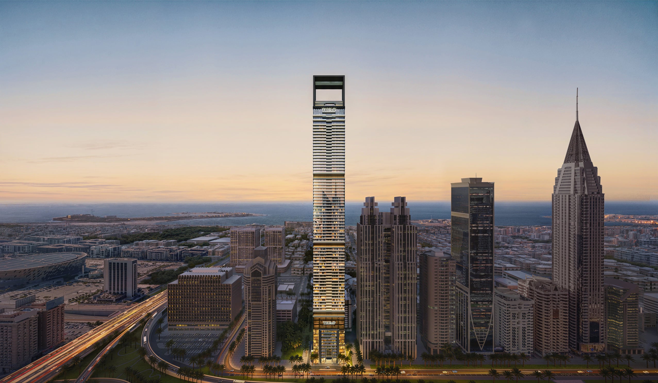 Image linked from the original feed: Dubai's $1bn Trump tower moves forward as key contract issued