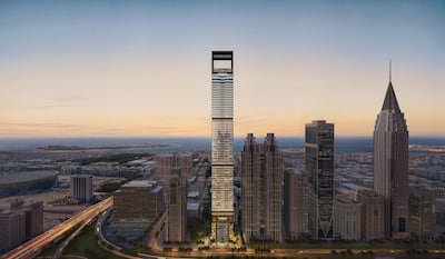 Trump International Hotel and Tower in Dubai will be nearly 350 metres tall with 80 floors. Photo: Dar Global
