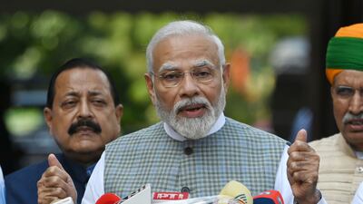 Indian Prime Minister Narendra Modi called the bill 'a tribute to the countless women who have made our nation'. Bloomberg