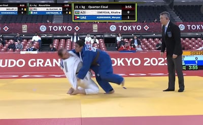 Maryam Al Dhanhani competing in Tokyo last year. Photo: Mouh Al Mouh