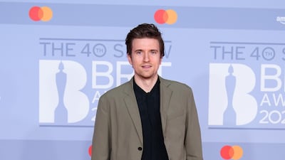 Greg James arrives at the Brit Awards 2020 at The O2 Arena on Tuesday, February 18, 2020 in London, England. Getty Images