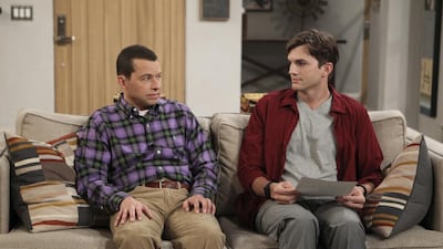 (Jon Cryer, left, and Ashton Kutcher in Two and a Half Men. Sonja Flemming / CBS via Getty Images