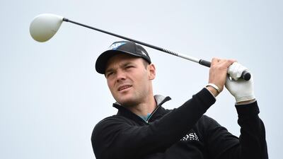 Martin Kaymer of Germany tees off during a practice round ahead of the 144th Open Championship at The Old Course on July 15, 2015 in St Andrews, Scotland. (Photo by Stuart Franklin/Getty Images)