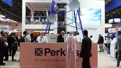 The Middle East Electricity exhibition brought more than 1,500 companies from across the world to the Dubai World Trade Centre this week. Pawan Singh / The National