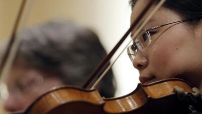 Musicians from the New York Philharmonic have played previous Abu Dhabi Classics concerts. Photo: Ryan Carter / The National