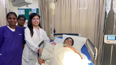 Dr Kiran Mehndiratta, consultant obstetrician and gynaecologist, and her team assisted Mahalakshmi Mariap in giving birth to her first child, Mahalakshmi.