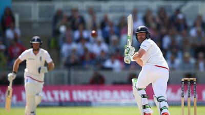 Ian Bell, right, was promoted to No 3 by the England management despite his place being called into question following a run of low scores. Michael Steele / Getty Images