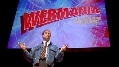 Steve Jobs transformed Apple when he went back to the company in 1996. Above, at an event in San Francisco in the same year. Court Mast / AP Photo / NeXT