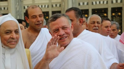 The Jordanian king also visited King Salman during his trip to Saudi Arabia. Yousef Allan / Jordanian Royal Palace / AFP Photo