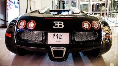 Included in the Dh8.8 million package is a Bugatti Veyron Grand Sport Roadster. Courtesy ME Dubai