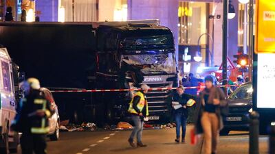 The site where a lorry ploughed into a crowded Christmas market on Breitscheidplatz square in west Berlin on December 19, 2016. Fabrizio Bensch / Reuters
