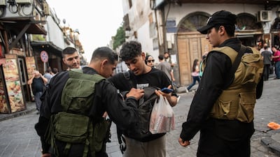 In Old Damascus, the Shiite community has gathered to mark Ashura amid a strong security presence. Hasan Belal for The National