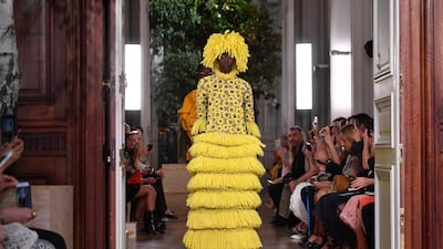 Valentino Fall/Winter 2019 2020 haute couture show. Getty 