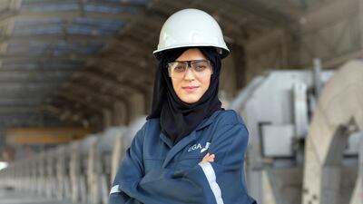 Amal Aljasmi meanwhile is a development engineer at Emirates Global Aluminium. Courtesy Emirates Global Aluminium