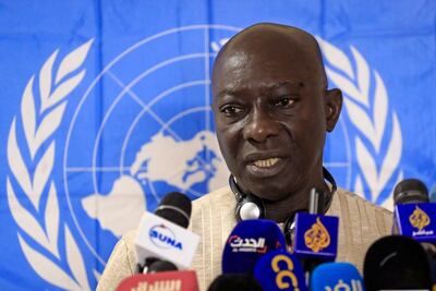Adama Dieng, the UN's designated expert on human rights in Sudan, visited Khartoum recently. AFP
