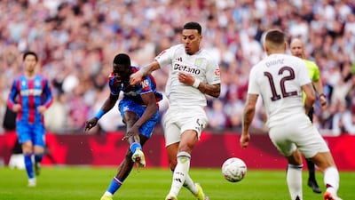 Crystal Palace's Ismaila Sarr scored twice to secure victory in the FA Cup semi-final. PA