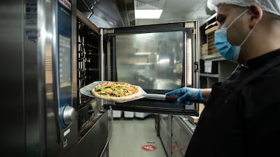 One of Kitopi's cloud kitchens. The company now runs them along with regular restaurants. Photo: Kitopi