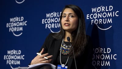 Saadia Zahidi will take over from Willie Walsh as Iata director general. Photo: World Economic Forum