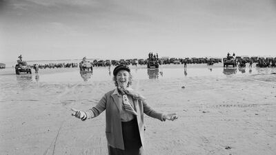English singer-songwriter and actress Vera Lynn at Utah Beach to commemorate the 40th anniversary of D-Day, in Normandy, France, on June 6, 1984. Getty Images