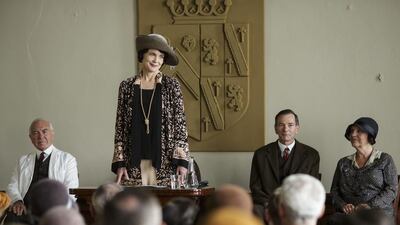 Elizabeth McGovern as Cora, Countess of Grantham in Downton Abbey. Nick Briggs / Carnival Film & Television Limited 2015 for MASTERPIECE via AP