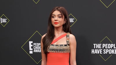 Sarah Hyland in Fausto Puglisi at the 2019 People's Choice Awards in Santa Monica, California, on Sunday, November 10, 2019. Reuters