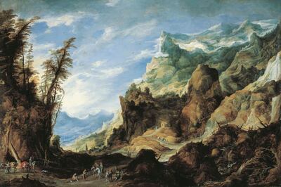 Joos de Momper’s ‘Large Mountain Landscape’. Courtesy Princely Collections of Liechtenstein