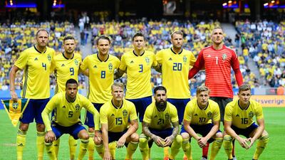 25 Sweden || The look: Sweden returns to the World Cup finals sporting their traditional yellow shirts and blue shorts and yellow socks. It's this experience from the Europeans that helps them avoid going 'full canary' like Australia. || Would I wear it? No || Bjorn Larsson / EPA