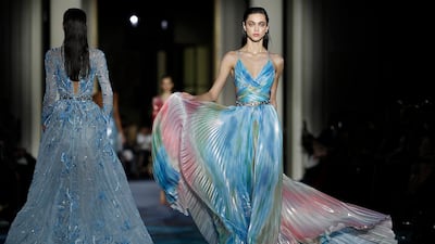 Zuhair Murad’s spring/summer 2019 couture collection. EPA