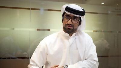 Mohammed Bin Neshooq, Associate Research Engineer of the DubaiSat Program, at the Emirates Institution for Advanced Science & Technology. Razan Alzayani / The National