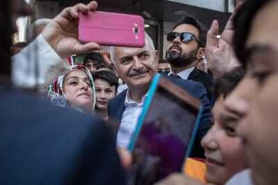 The AKP's Istanbul mayoral candidate Binali Yildirim. Chris McGrath / Getty