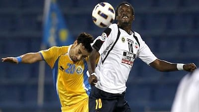 Ibrahima Toure, right, has been suspended following an incident while playing for Sepahan.