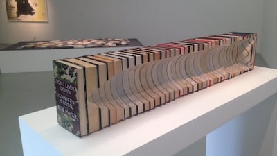 Agni II by Biju Joze at Empty 10 gallery space in Dubai