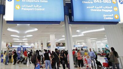 The Emirates terminal at Dubai International Airport. Jumana El Heloueh / Reuters