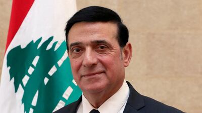 Lebanon's caretaker Minister of Public Works Michel Najjar said he signed a decree to more than double Lebanon’s claimed maritime area on the Israeli border. AFP handout