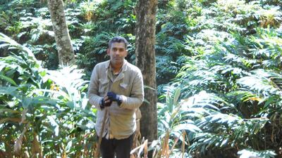 Isaac Cherian at his Ela Blooms eco-resort in Kerala. Courtesy Isaac Cherian