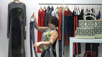 During Abu Dhabi’s Eid week, also known as the ‘Eid rush’, Muslim families in the UAE race against time to buy new clothes. Silvia Razgova / The National
