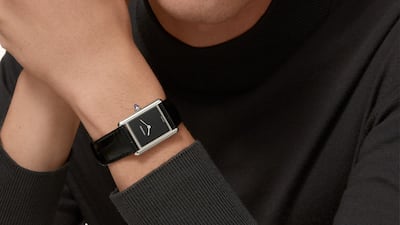 The Cartier Tank Must comes in at a trim 32.6mm. Photo: Cartier