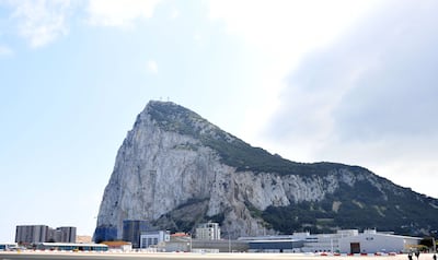 The UK's Rock of Gibraltar where radar stations track sanctioned tankers. PA